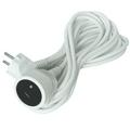 Prodlužovací přívod - spojka, 1z.  10m, 3 x 1mm2, bílá  PS16