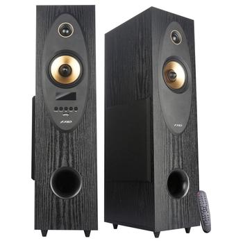 FENDA F&D repro T-35X/ 2.0/ 80W/ černé/ dřevěné/ BT5.0/ Optický vstup/ FM rádio/ USB/ dálkové ovládá