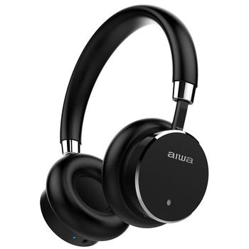AIWA HSTBTN-800BK/ Bezdrátová sluchátka s mikrofonem/ BT/ Černá