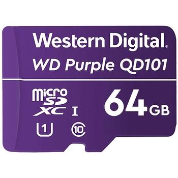 Paměťová karta pro bezpečnostní kamery WD microSDXC 64GB Purple