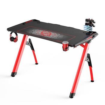 Herní stůl ULTRADESK Invader, červený (red)