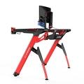 ULTRADESK HernÄŹĹĽËť stÄŹĹĽËťl INVADER - RED, 120x64 cm, 75 cm, podsvÄŹĹĽËťcenÄŹĹĽËť, s XL podloÄŹĹĽ