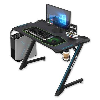 ULTRADESK HernÄŹĹĽËť stÄŹĹĽËťl SPACE V2, 113x61.5cm, 77.5cm, podsvÄŹĹĽËťcenÄŹĹĽËť, s XL podloÄŹĹĽËťk