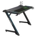 ULTRADESK HernÄŹĹĽËť stÄŹĹĽËťl SPACE V2, 113x61.5cm, 77.5cm, podsvÄŹĹĽËťcenÄŹĹĽËť, s XL podloÄŹĹĽËťk