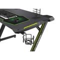 ULTRADESK HernÄŹĹĽËť stÄŹĹĽËťl SPACE V2, 113x61.5cm, 77.5cm, podsvÄŹĹĽËťcenÄŹĹĽËť, s XL podloÄŹĹĽËťk