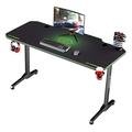 ULTRADESK HernÄŹĹĽËť stÄŹĹĽËťl FRAG - GREEN, 140x66 cm, 76 cm, s XXL podloÄŹĹĽËťkou pod myÄŹĹĽËť, s 