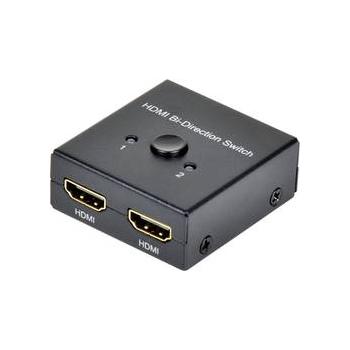 HDMI 4K slučovač/rozbočovač 2x1, manuální  CS32L