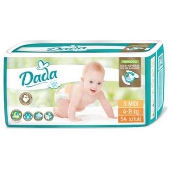 DADA Jednorázové pleny Extra Soft Midi vel. 3 (4-9 kg), 54 ks