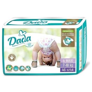 Jednorázové pleny DADA Extra Soft Maxi vel. 4 (7-18 kg), 46 ks