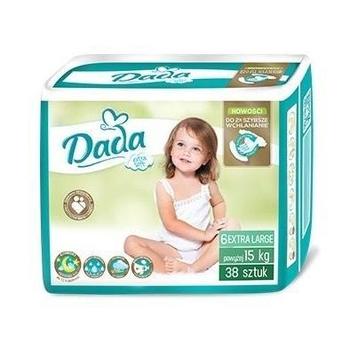 Jednorázové pleny DADA Extra Soft XL vel. 6 (15+ kg), 38 ks