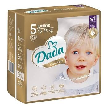 Jednorázové pleny DADA Extra Care Junior vel. 5 (15 - 25 kg), 28 ks