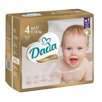 DADA Jednorázové pleny Extra Care Maxi vel. 4 (7-18 kg), 33 ks