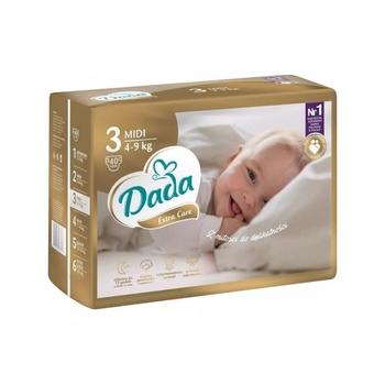 Jednorázové pleny DADA Extra Care Midi vel. 3 (4-9 kg), 40 ks