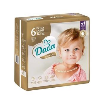 DADA Jednorázové pleny Extra Care XL vel. 6 (16+ kg), 26 ks