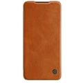 Nillkin Qin Book Pouzdro pro Xiaomi Poco F3 Brown