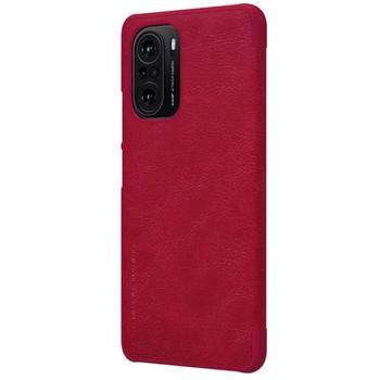 Pouzdro NILLKIN Qin Book Pouzdro pro Xiaomi Poco F3, červené (red)