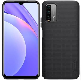 Pouzdro NILLKIN Super Frosted Zadní Kryt pro Xiaomi Redmi 9T, černé (Black)