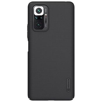 Pouzdro NILLKIN Super Frosted Zadní Kryt pro Xiaomi Redmi Note 10 Pro, černé (Black)