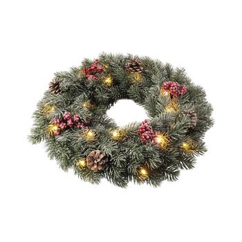 Vánoční osvětlení RETLUX 410 Věnec 20 LED 40cm