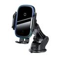 Baseus WXHW03-01 Light Electric Držák do Auta s Bezdrátovým Nabíjením 15w Black