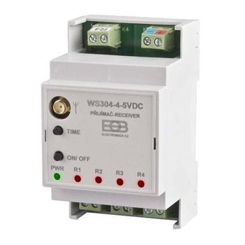 ELEKTROBOCK Dvou-kanálový přijímač WS304-4 5VDC