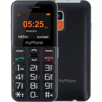 Mobilní telefon MYPHONE Halo Easy Senior, černý (black)