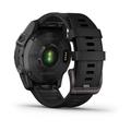 Garmin fenix 7 PRO Sapphire Solar, Titan Black/ Black Silicone Band