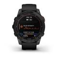Garmin fenix 7 PRO Solar,Gray/ Black Silicone Band