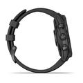 Garmin fenix 7 PRO Solar,Gray/ Black Silicone Band