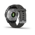 Garmin fenix 7s PRO Glass, Silver/ Graphite Silicone Band