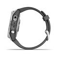 Garmin fenix 7s PRO Glass, Silver/ Graphite Silicone Band