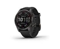 Obrázek k produktu: GARMIN fenix 7S PRO Sapphire Solar, Titan Carbon Gray/ Black Silicone Band