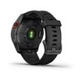 Garmin fenix 7s PRO Solar, Gray/ Black Silicone Band