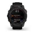 Garmin fenix 7X PRO Solar,Gray/ Black Silicone Band