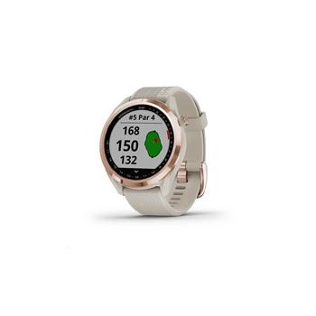 Chytré hodinky GARMIN Approach S42 Rose Gold/Light Sand Silicone