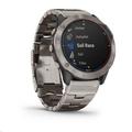 Garmin GPS jachtařské hodinky Quatix6X PRO Solar Titanium/Titanium Band