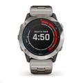 Garmin GPS jachtařské hodinky Quatix6X PRO Solar Titanium/Titanium Band