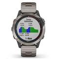 Garmin GPS sportovní hodinky quatix6 PRO Sapphire, Titanium, Titanium band