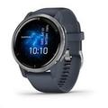 Chytré hodinky GARMIN Venu 2 Silver/Granite Blue Band