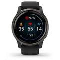Garmin GPS sportovní hodinky Venu2 Slate/Black Band