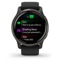 Garmin GPS sportovní hodinky Venu2 Slate/Black Band