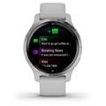 Garmin GPS sportovní hodinky Venu2S Silver/Gray Band
