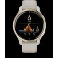 Garmin GPS sportovní hodinky Venu® 2S Rose Gold/White Leather Band