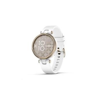 Garmin hodinky Lily Sport Cream Gold/White Silicone Band