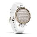Garmin hodinky Lily Sport Cream Gold/White Silicone Band