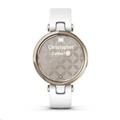 Garmin hodinky Lily Sport Cream Gold/White Silicone Band