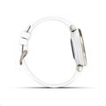 Garmin hodinky Lily Sport Cream Gold/White Silicone Band