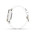 Garmin hodinky Lily Sport Cream Gold/White Silicone Band