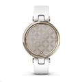 Garmin hodinky Lily Sport Cream Gold/White Silicone Band