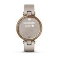 Garmin hodinky Lily Sport Rose Gold/Light Sand Silicone Band